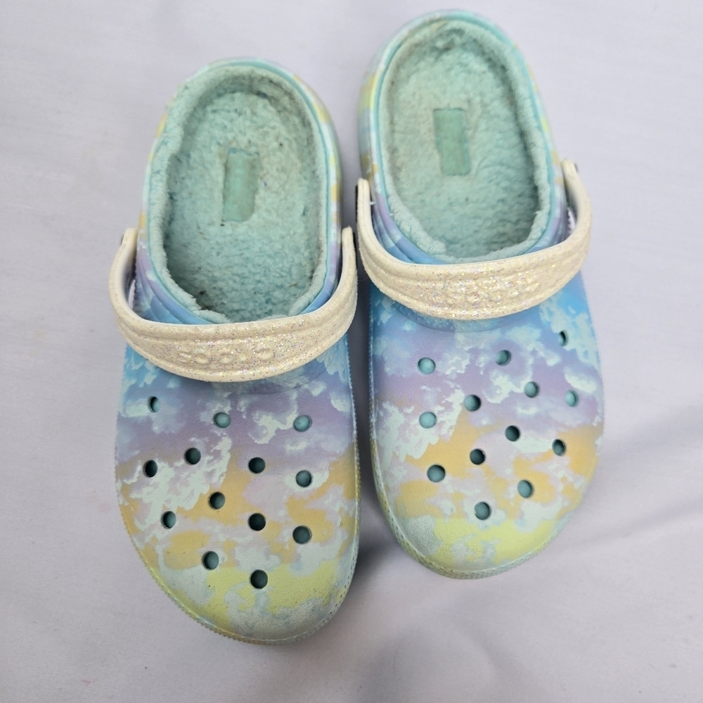 Crocs Kids Multicolor Lined Clog Sandals J4